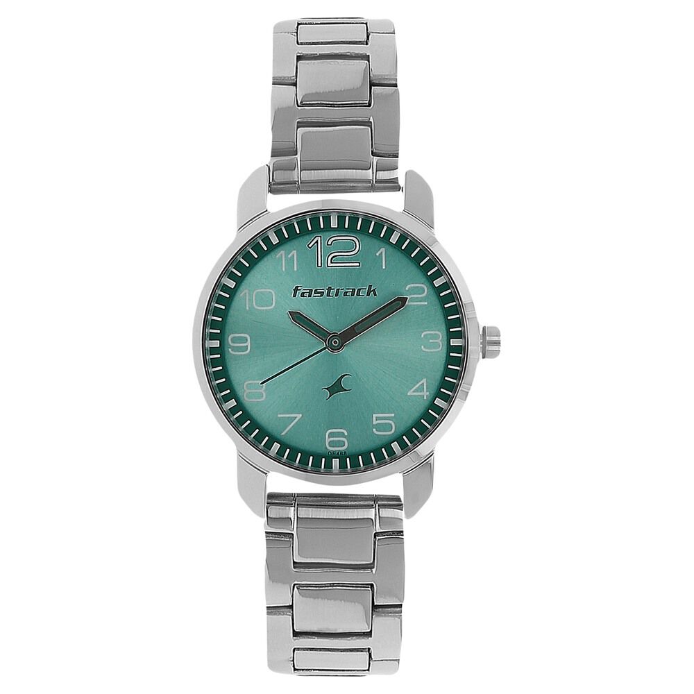 Fastrack green strap watch outlet