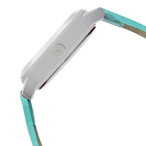 Fastrack Tropical Waters Quartz Analog White Dial Leather Strap Watch for Girls - image number 3
