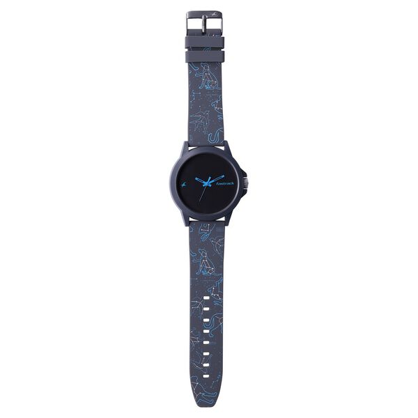 Fastrack Space Rover Quartz Analog Black Dial Silicone Strap Unisex Watch - image number 5