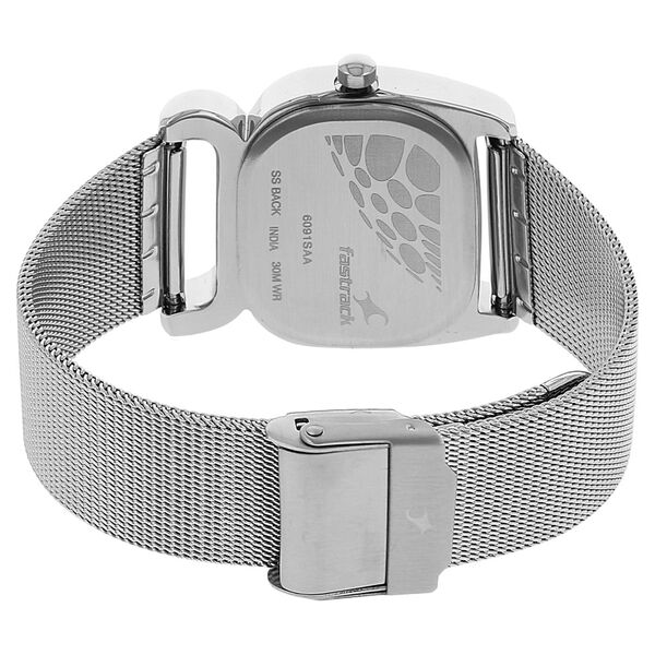 Fastrack Quartz Analog Purple Dial Metal Strap Watch for Girls - image number 3
