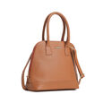 Fastrack Structured Satchel Bag for Women | Classic Bag for Girls, Ladies, Women |� Spacious Bag for College, Work Made of High Quality Faux Leather (Tan) - image number 1