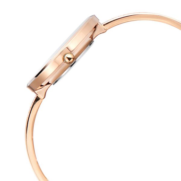 Fastrack Vyb Starlet Quartz Analog Rose Gold Dial Metal Strap Watch for Girls - image number 4