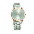 Fastrack Vyb Charmer Quartz Analog Green Dial Stainless Steel Strap Watch for Girls - image number 1