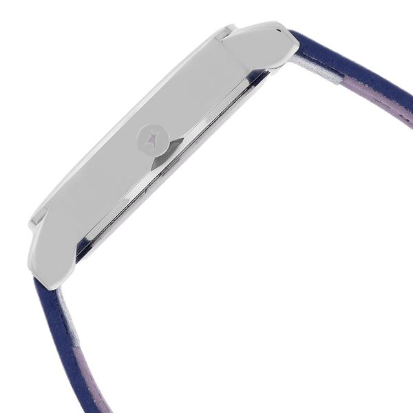Fastrack Quartz Analog Blue Dial Leather Strap Watch for Girls - image number 3