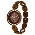 Fastrack Glitch Quartz Analog Brown Dial Metal Strap Watch for Girls - image number 2