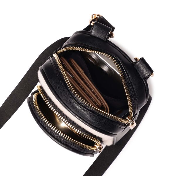 Black Color Block Sling - image number 4