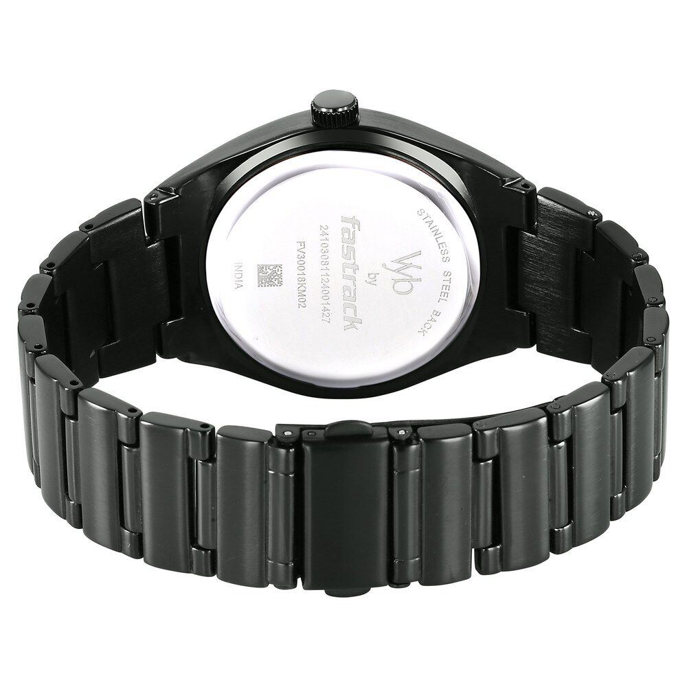 k♡ Buy Online Vyb Arcane By Fastrack Quartz Analog Black Dial