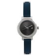 Fastrack Motorheads Quartz Analog Silver Dial Leather Strap Watch for Girls