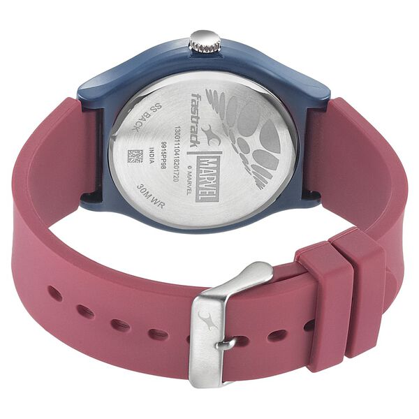 Fastrack Avengers End Game Quartz Analog Multicoloured Dial Silicone Strap Unisex Watch - image number 4