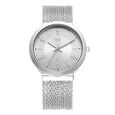 Fastrack Vyb Flare Quartz Analog Rose Gold Dial Metal Strap Watch for Girls