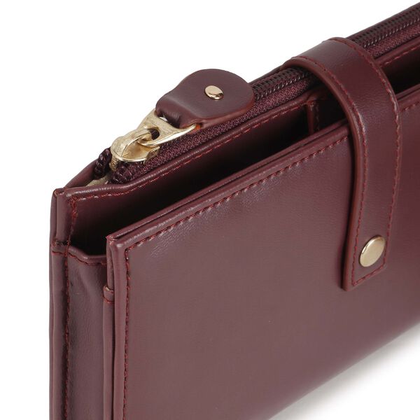 Cherry snapfold wallet - image number 9