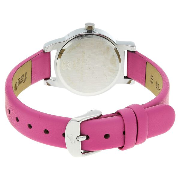 Fastrack Quartz Analog White Dial Leather Strap Watch for Girls - image number 3