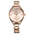 Fastrack Vyb Aurora Quartz Analog Rose Gold Dial Rose Gold Color Metal Strap Watch For Girls - image number 1