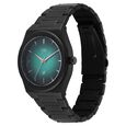 Vyb Quest By Fastrack Quartz Analog Green Gradient Dial Metal Strap Watch For Guys - image number 3