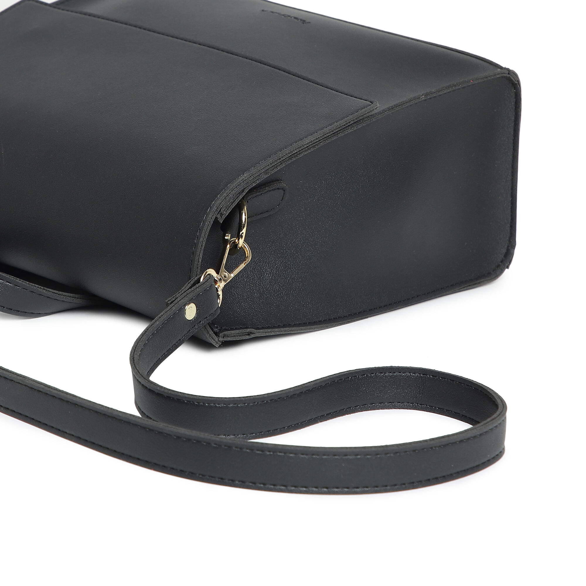 Buy Online Fastrack College Satchel Bag for Women Stylish Bag for Girls Ladies Women Everyday Satchel for College Work Made of High Quality Faux Leather Black f24ssamev03bk1 Fastrack