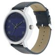 Fastrack Bold Quartz Analog Blue Dial Leather Strap Watch for Guys - image number 2