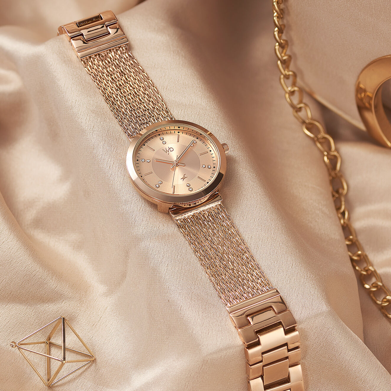 Fastrack gold watches for ladies discount