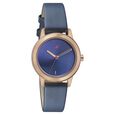 Fastrack Pulse Quartz Analog Black Dial Leather Strap Watch for Girls