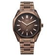 Vyb Quest By Fastrack Quartz Analog Brown Dial Brown Metal Strap Watch For Guys - image number 1