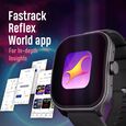Fastrack Reflex Power|4.97 CM Super AMOLED Arched Display|410 x 502 Pixel Resolution|IP68 WR With Red Strap - image number 6
