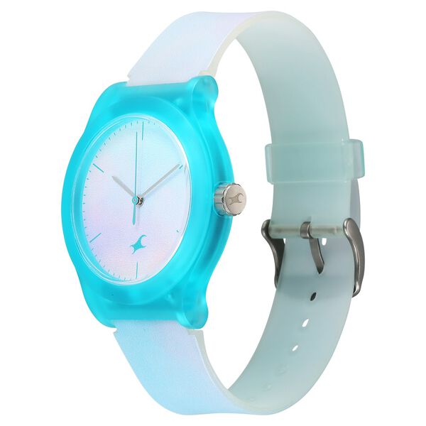 Fastrack Tees Urbanique Quartz Analog Multicoloured Dial Silicon Strap Watch For Girls - image number 2