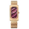 Fastrack Gelato silver analog bracelet watch with Black currant dial for Girls