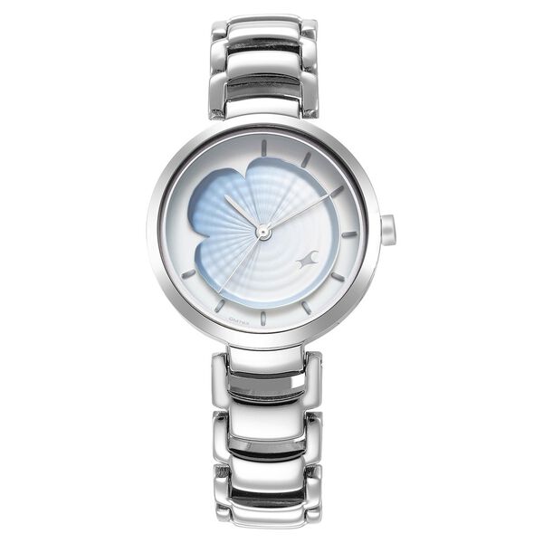 Fastrack Uptown Retreat Quartz Analog Blue Dial Metal Strap Watch for Girls - image number 2