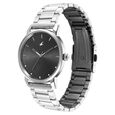 Fastrack Stunners Black Dial Metal Strap Watch for Guys - image number 2