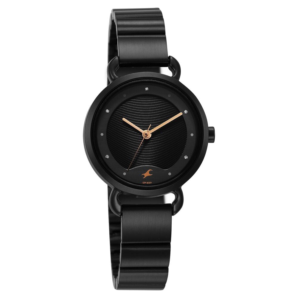 Ss black online fastrack watch