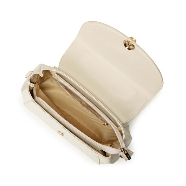 Twine charm satchel - white - image number 4