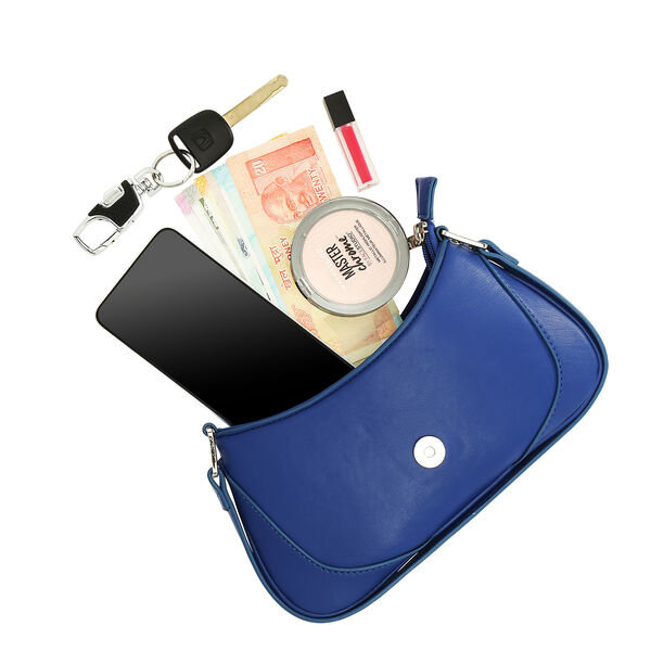 Fastrack Buckle Shoulder Bag in Cobalt - image number 6