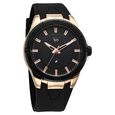 Vyb Challenger By Fastrack Quartz Analog Black Dial Silicone Strap Watch For Guys - image number 1