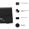 Fastrack Black Partner Sling Bag for Women - image number 8