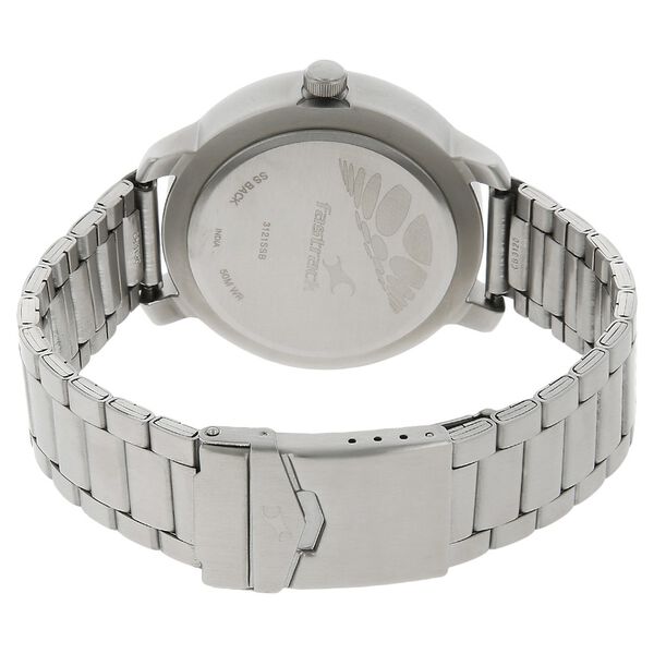 Fastrack Quartz Analog Black Dial Stainless Steel Strap Watch for Guys - image number 3