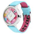 Fastrack Fit Outs Quartz Analog with Date Multicoloured Dial Leather Strap Watch for Girls - image number 2