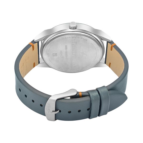 Fastrack Stunners Quartz Analog White dial Leather Strap Watch for Guys - image number 4