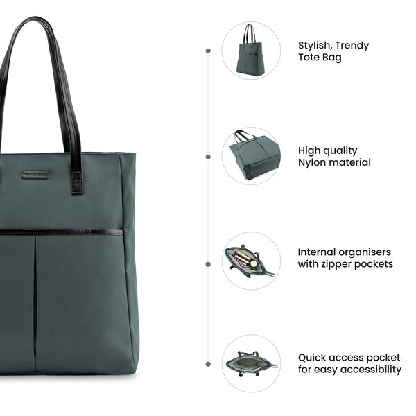 Fastrack Charcoal Satchel for Girls - image number 8
