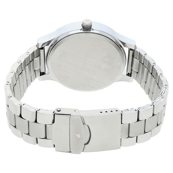 Fastrack Bold Quartz Analog Black Dial Stainless Steel Strap Watch for Guys - image number 4