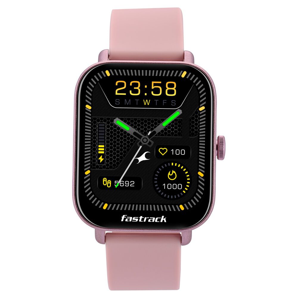 Fastrack Reflex Vox Unisex Smart Watch With Silicone Strap