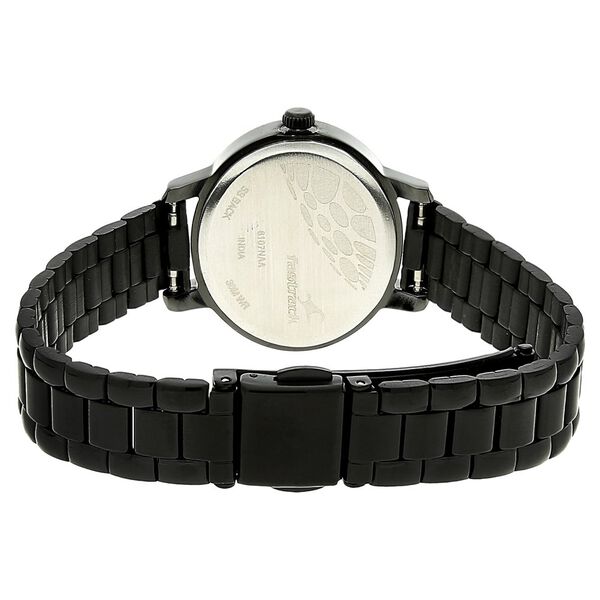 Fastrack Quartz Analog Black Dial Stainless Steel Strap Watch for Girls - image number 3