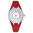 Fastrack Quartz Analog White Dial Leather Strap Watch for Girls