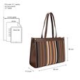 Cocoa weave tote - image number 2