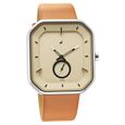 Fastrack After Dark Beige Dial Leather Strap Watch for Guys - image number 1