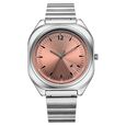 Fastrack 9 to Fine Analog with Brown Dial Metal Strap Watch for Guys