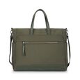 Nylon edit laptop tote -  olive - image number 1