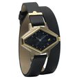 Fastrack Wonder Woman Quartz Analog Black Dial Leather Strap Watch for Girls - image number 2