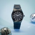 Vyb Arcane By Fastrack Quartz Analog Black Dial Metal Strap Watch For Guys - image number 0