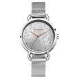 Fastrack Animal Print Quartz Analog Silver Dial Stainless Steel Strap Watch for Girls - image number 2