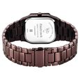 Vyb Pioneer By Fastrack Quartz Analog Black Dial Brown Metal Strap Watch For Guys - image number 5