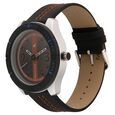 Fastrack Quartz Analog Black Dial Leather Strap Watch for Guys - image number 2
